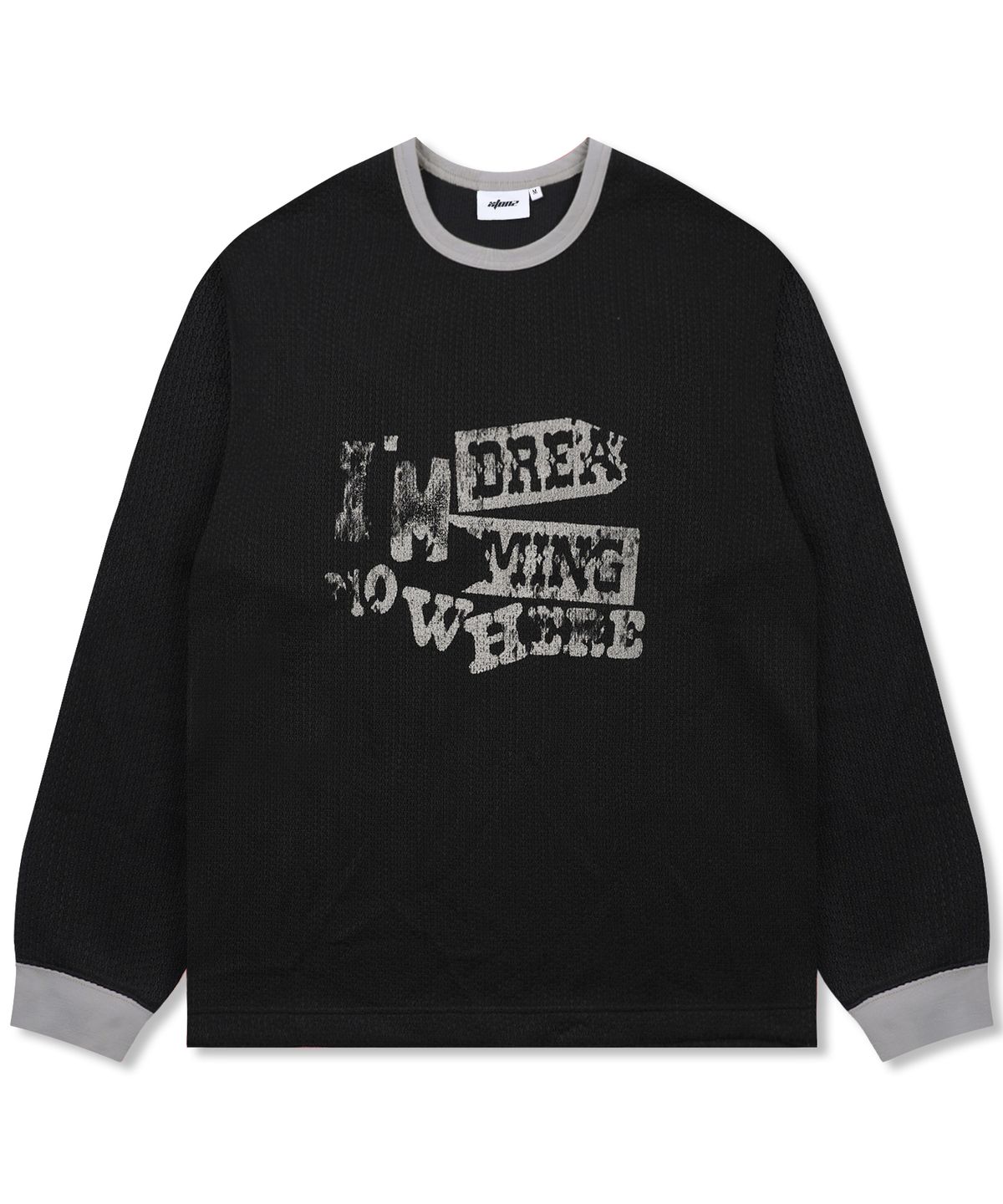 엑스톤즈(XTONZ) XTT148 링거 니트 롱슬리브 (BLACK)