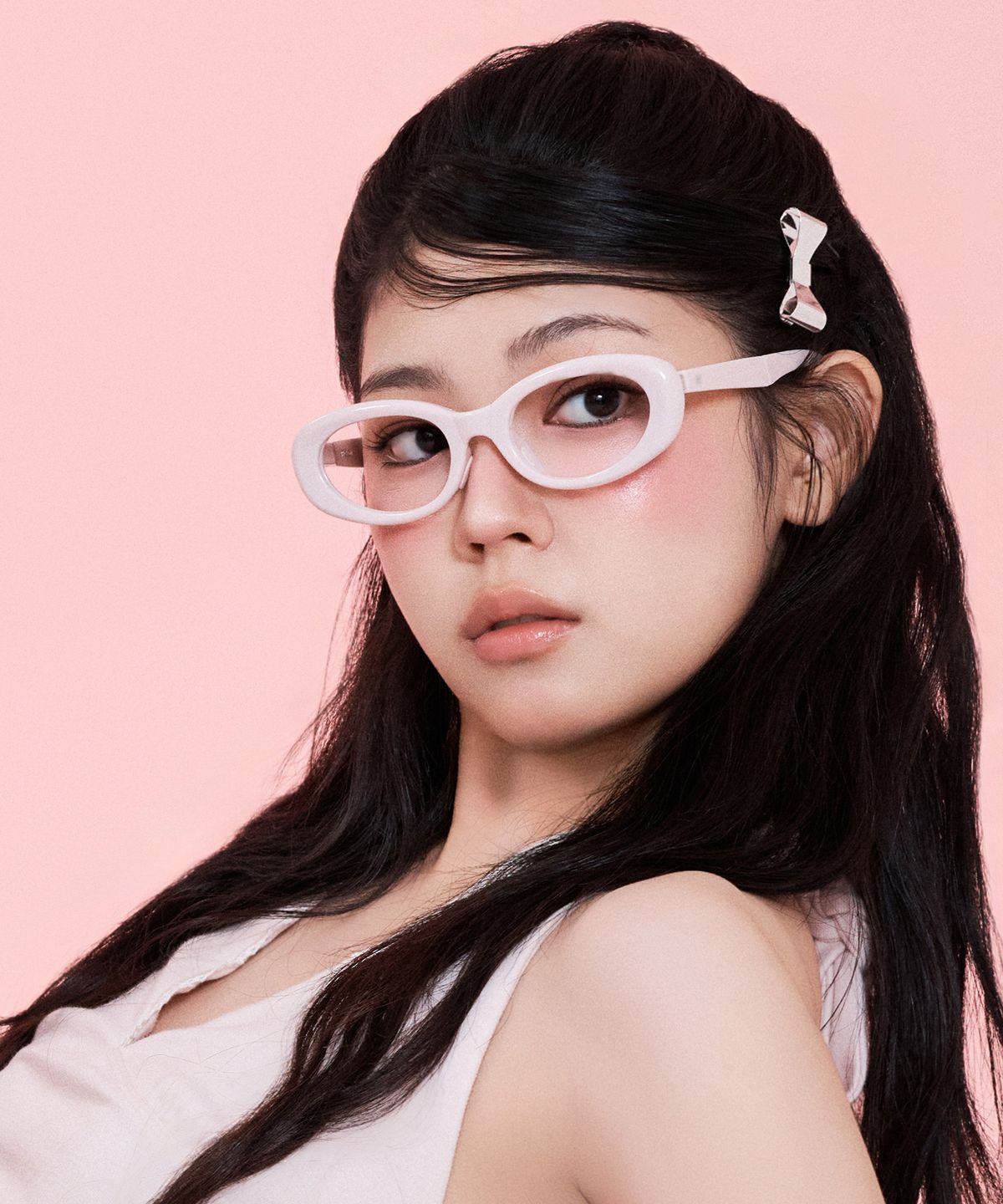 리끌로우(RECLOW) RC NIRNIR 폴더 블루라이트 안경 PINK