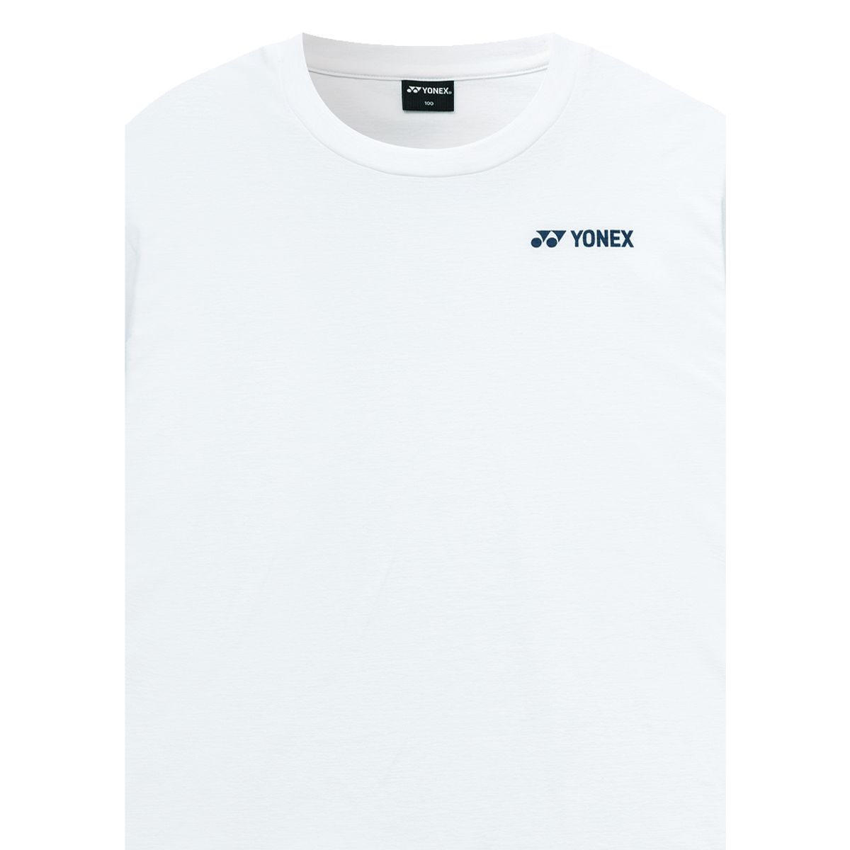 요넥스(YONEX) 253TS039U 화이트 남녀공용 코트 라인 그래픽 반팔 티셔츠