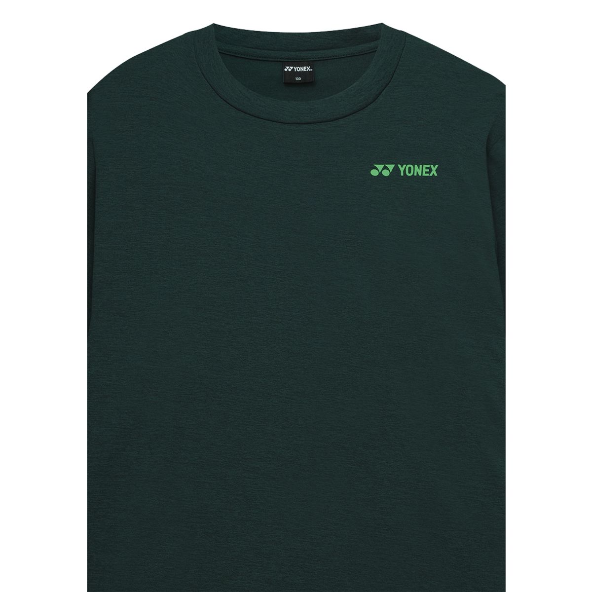 요넥스(YONEX) 253TS040U 다크 그린 남녀공용 시그니처 컬러 포인트 반팔 티셔츠