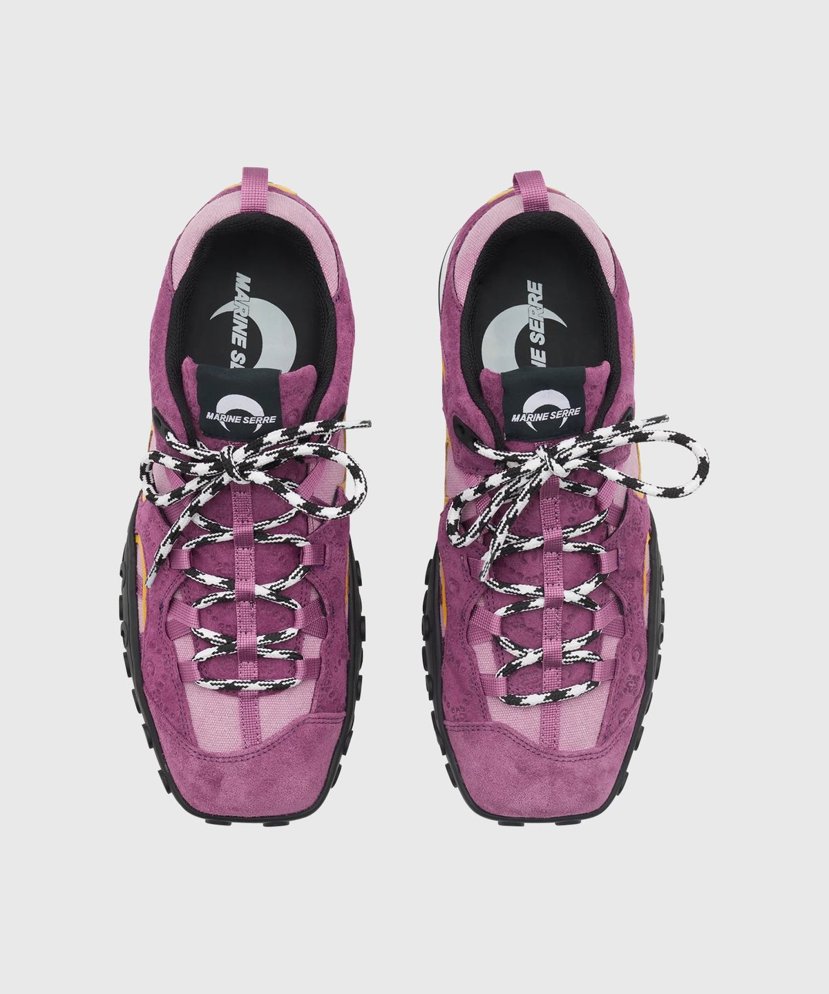 마린 세르(MARINE SERRE) (W) 스웨이드 레더 MS 라이즈 타이코 라벤더 SUEDE LEATHER MS RISE TYKO PU20 LAVENDER