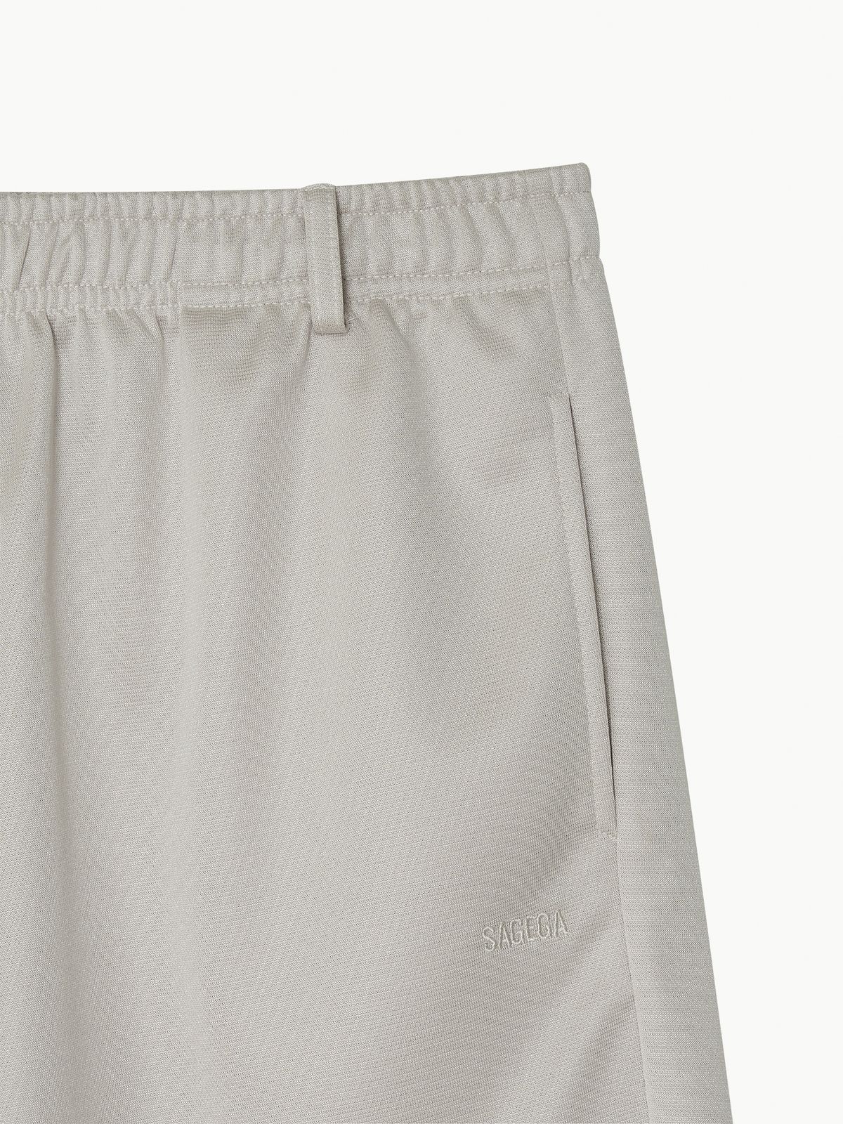 세이지가(SAGEGA) Jersey Bermuda Pants (Light Beige)