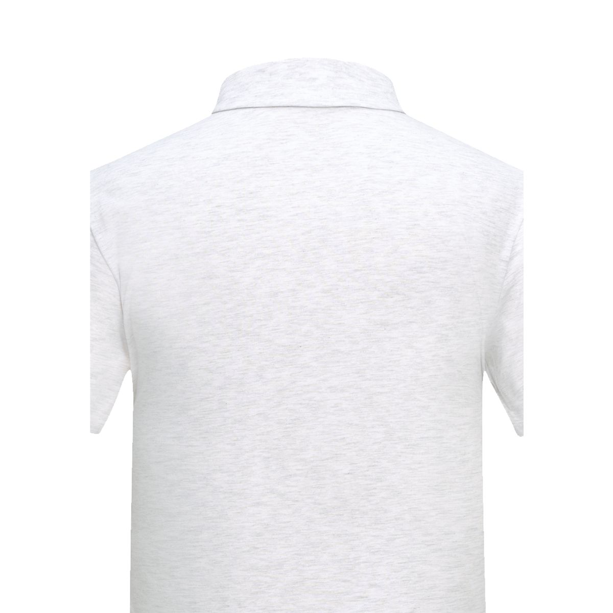요넥스(YONEX) 253TS057U 멜란지 화이트 남녀공용 캐주얼 무드 반팔 카라 티셔츠