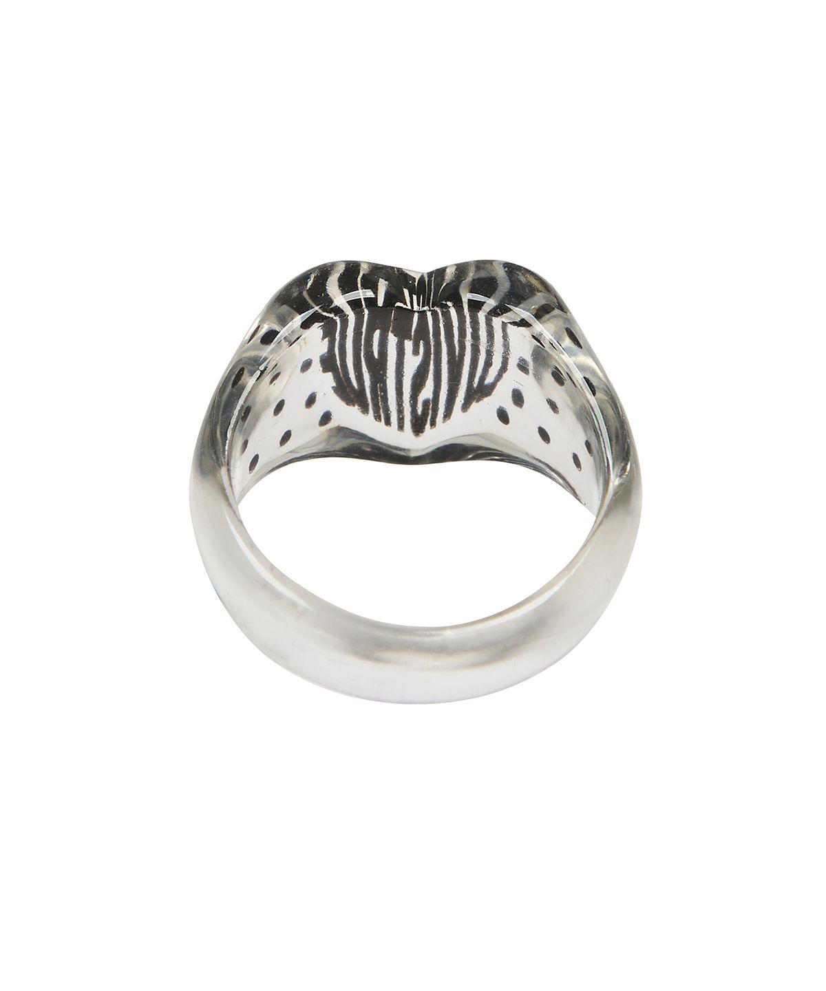 러브이즈트루(LUVISTRUE) GT HEART DOT RING(CLEAR)