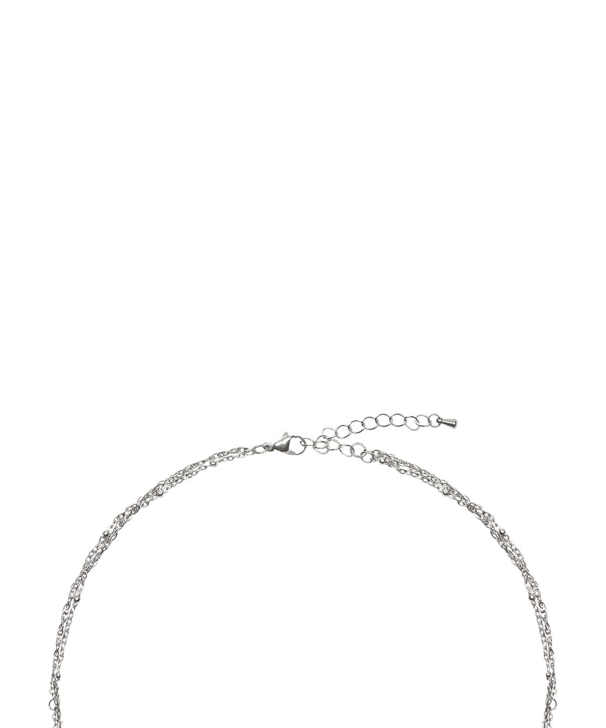 러브이즈트루(LUVISTRUE) GT CROSS NECKLACE(SILVER)