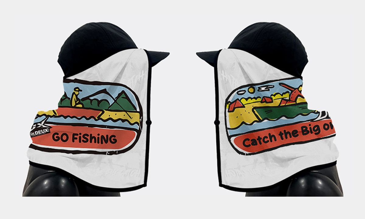 듀스피싱(DEUXFISHING) 모자 햇빛가리개 FSB-11