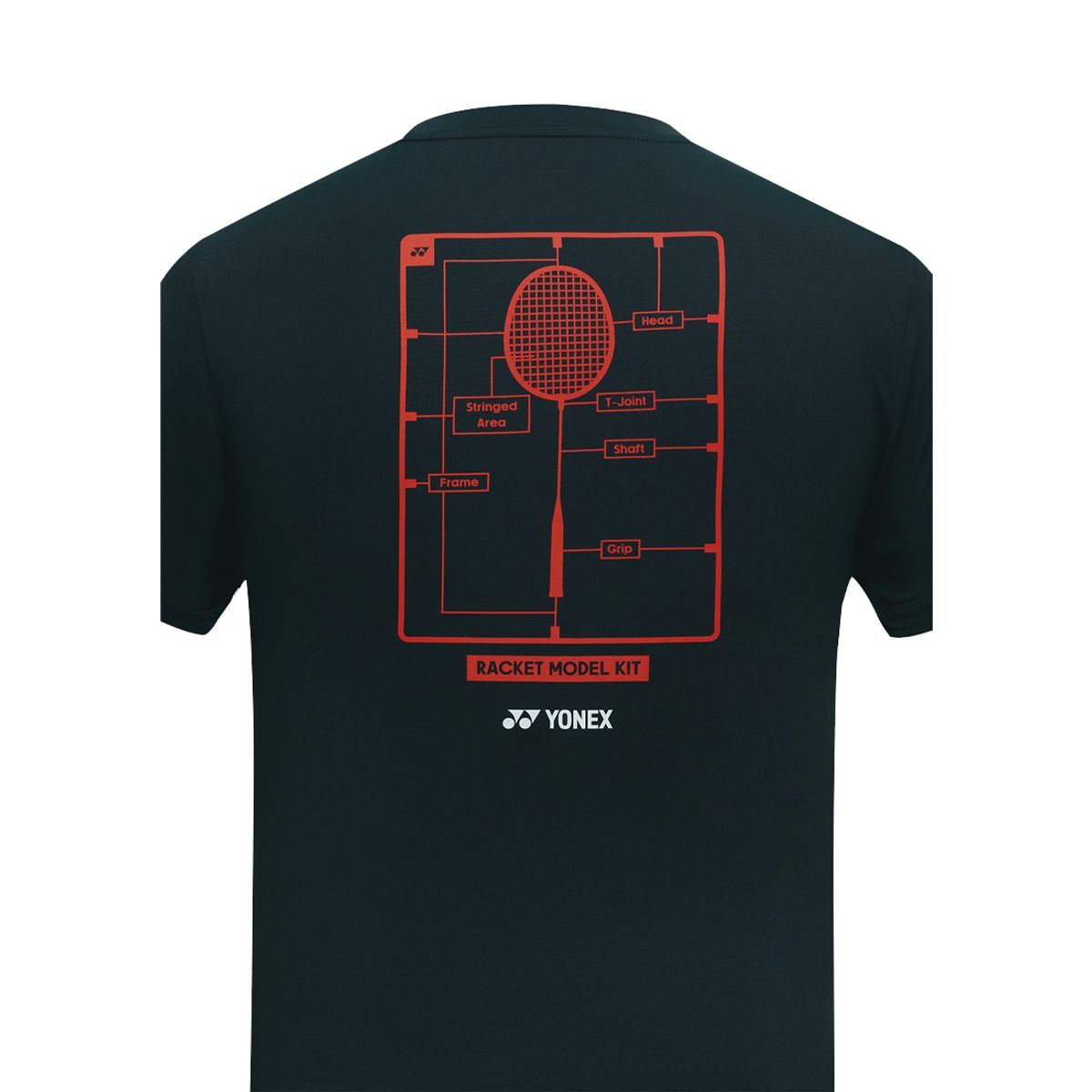요넥스(YONEX) 259TR012F 다크 챠콜 여성용 라켓 프라모델 디자인 반팔 티셔츠