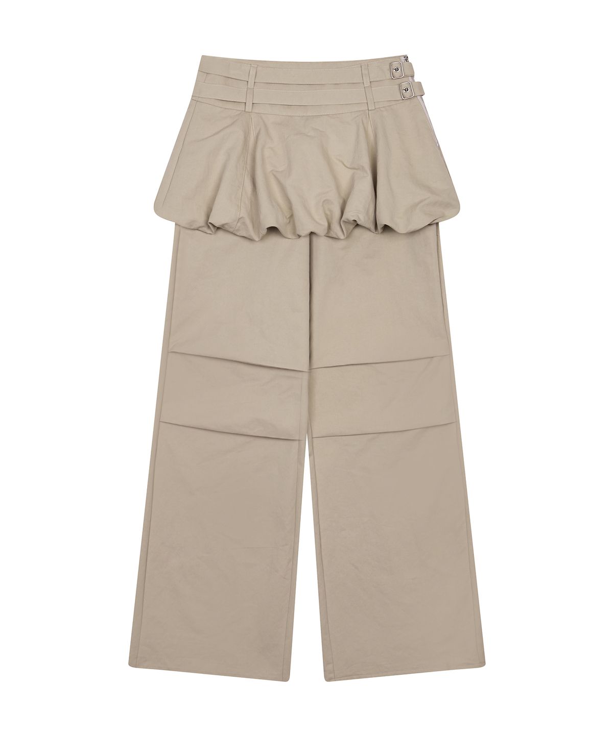 러브이즈트루(LUVISTRUE) GT LAYERED BELT PANTS(BEIGE)