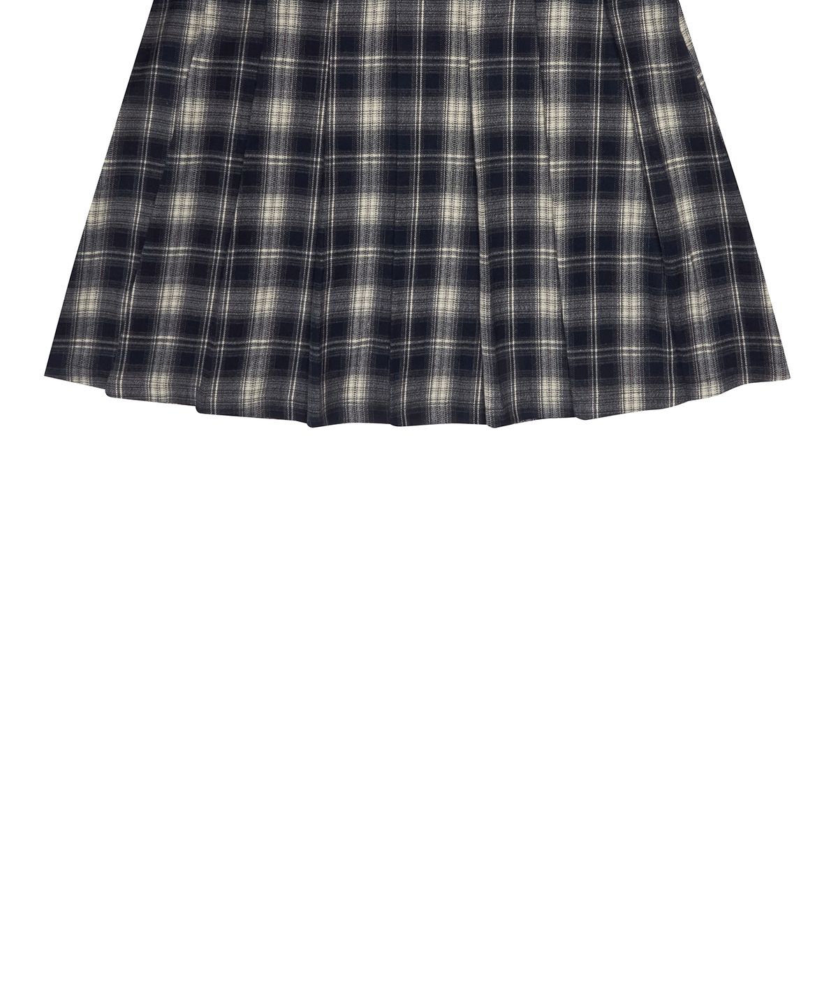 러브이즈트루(LUVISTRUE) GT BELT CHECK SKIRT(NAVY)