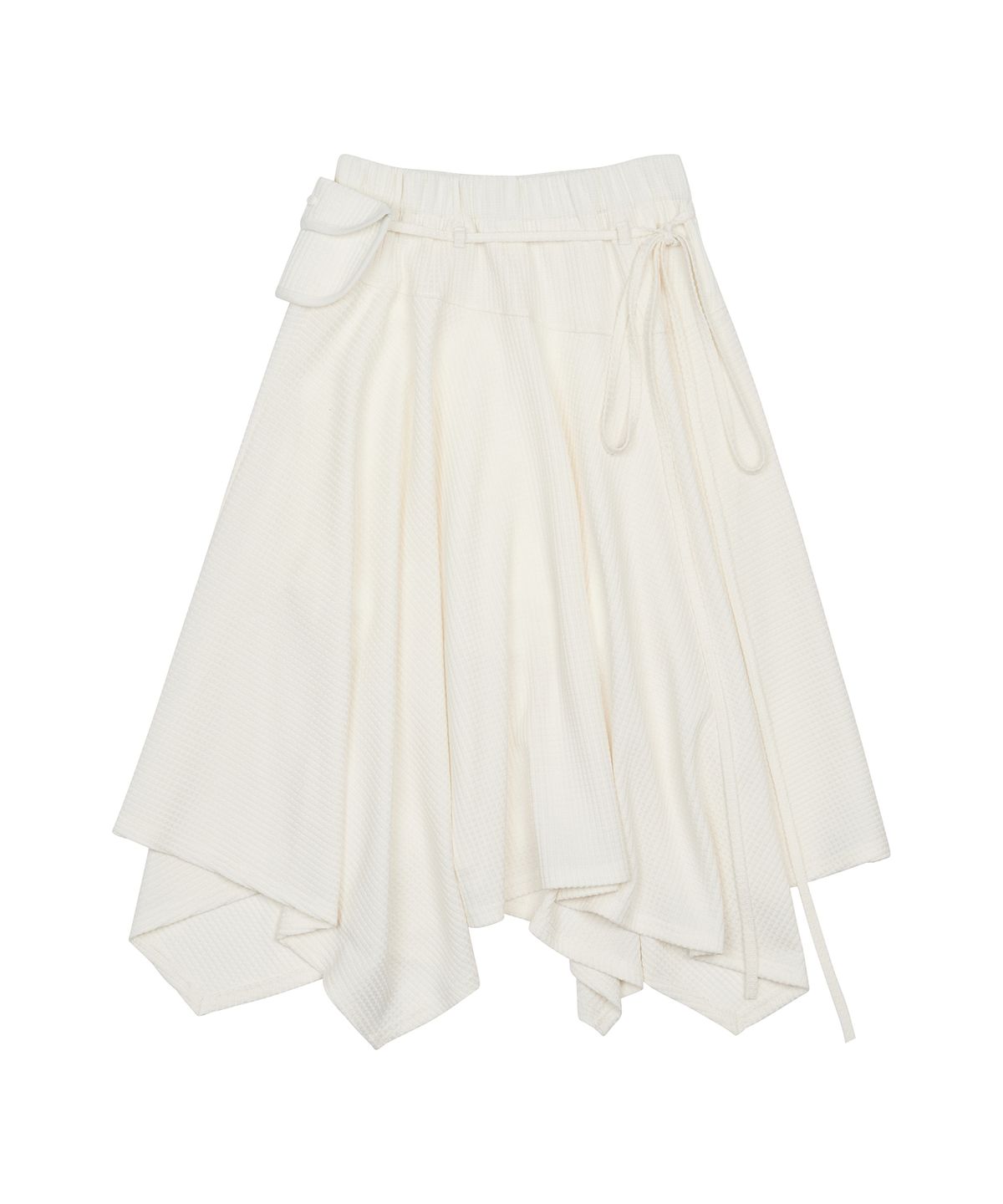 러브이즈트루(LUVISTRUE) GT POCKET MIDI SKIRT(IVORY)