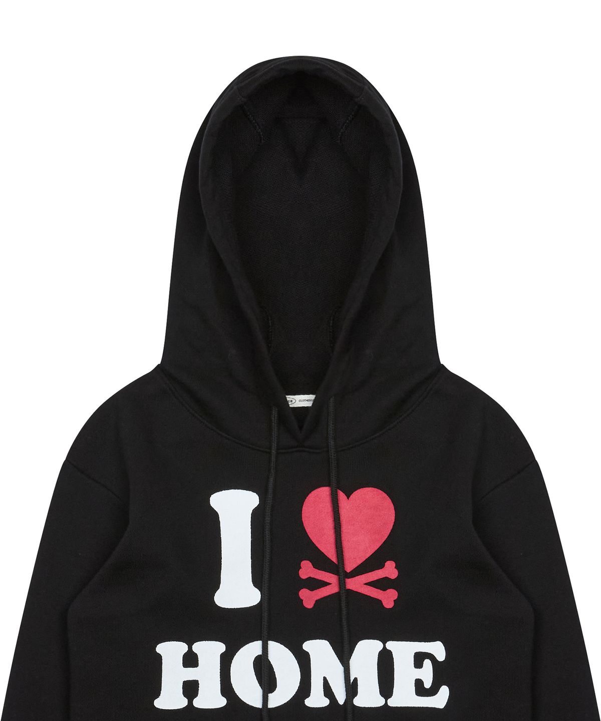 러브이즈트루(LUVISTRUE) GT I LOVE HOME HOOD TEE(BLACK)