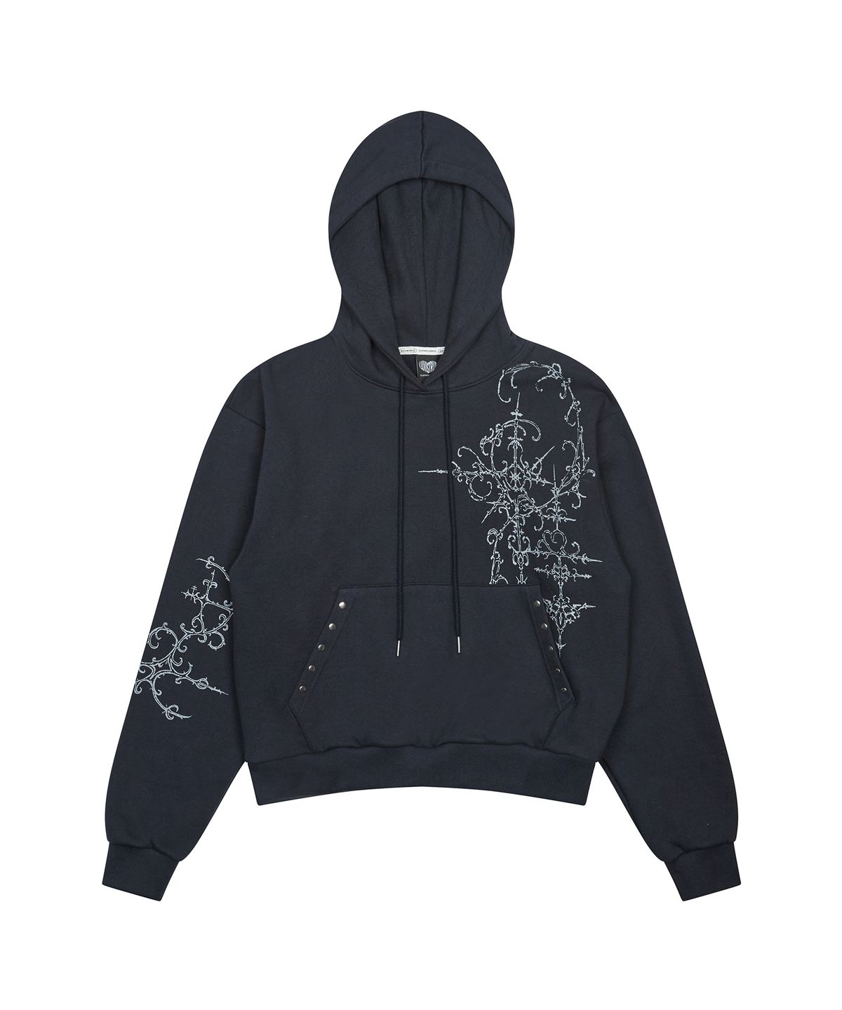 러브이즈트루(LUVISTRUE) GT PRINTED HOODIE(NAVY)