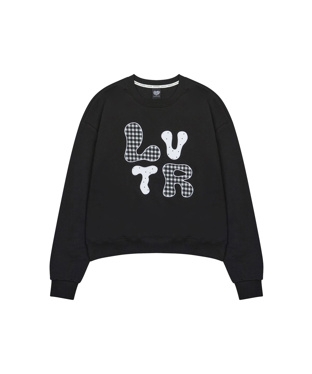 러브이즈트루(LUVISTRUE) GT LVTR PATCH SWEATSHIRT(BLACK)