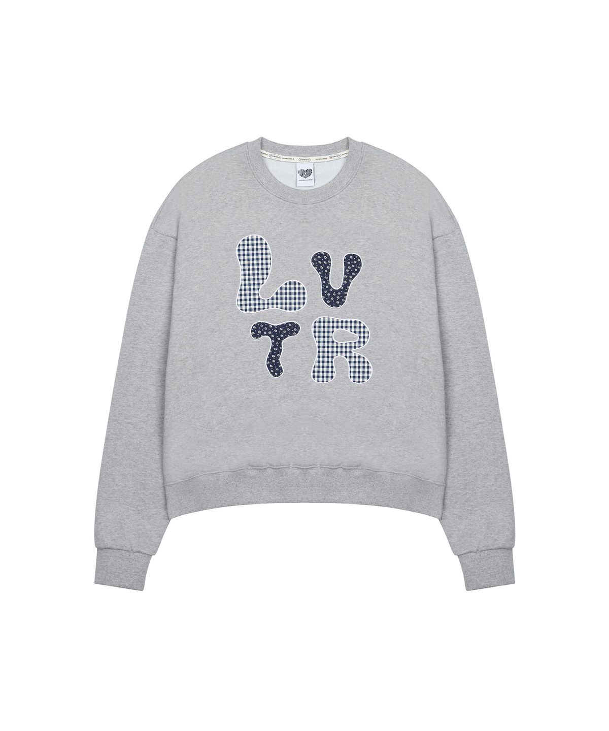 러브이즈트루(LUVISTRUE) GT LVTR PATCH SWEATSHIRT(GRAY)