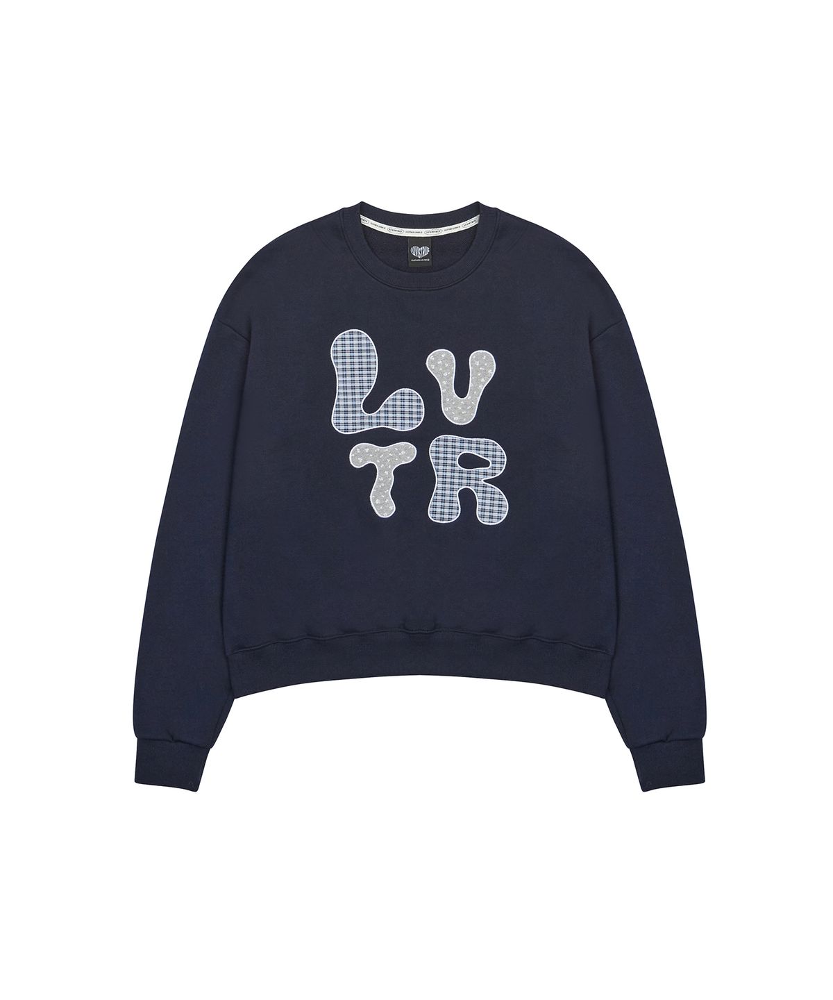 러브이즈트루(LUVISTRUE) GT LVTR PATCH SWEATSHIRT(NAVY)