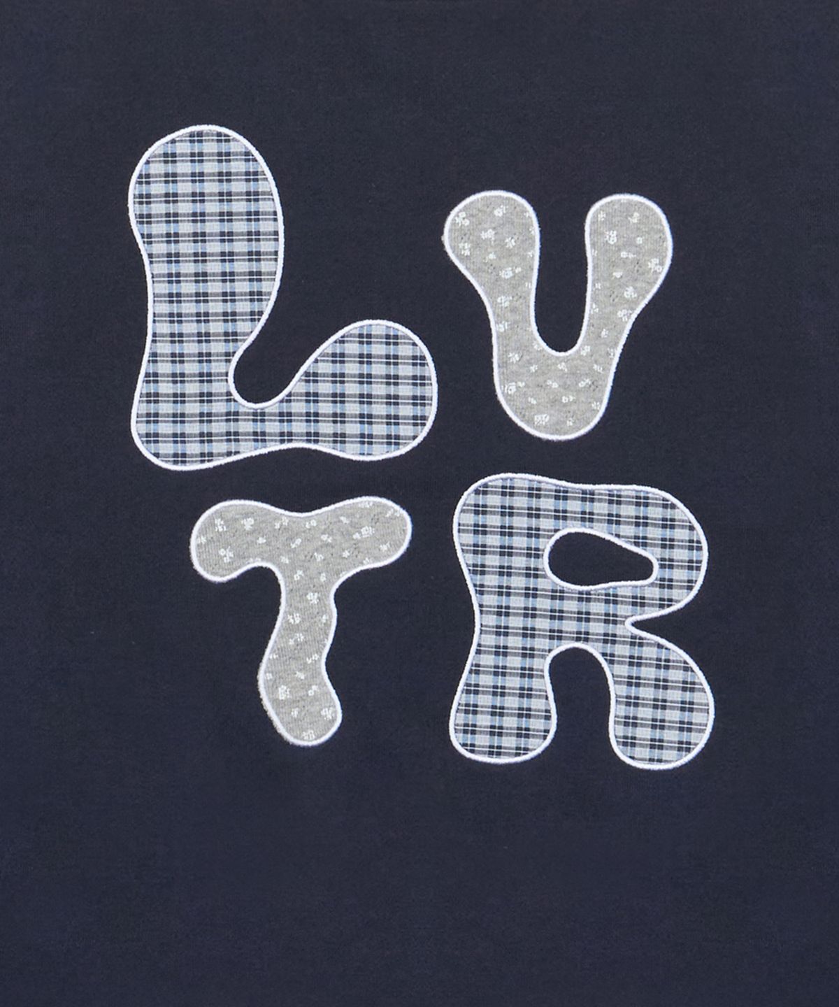 러브이즈트루(LUVISTRUE) GT LVTR PATCH SWEATSHIRT(NAVY)