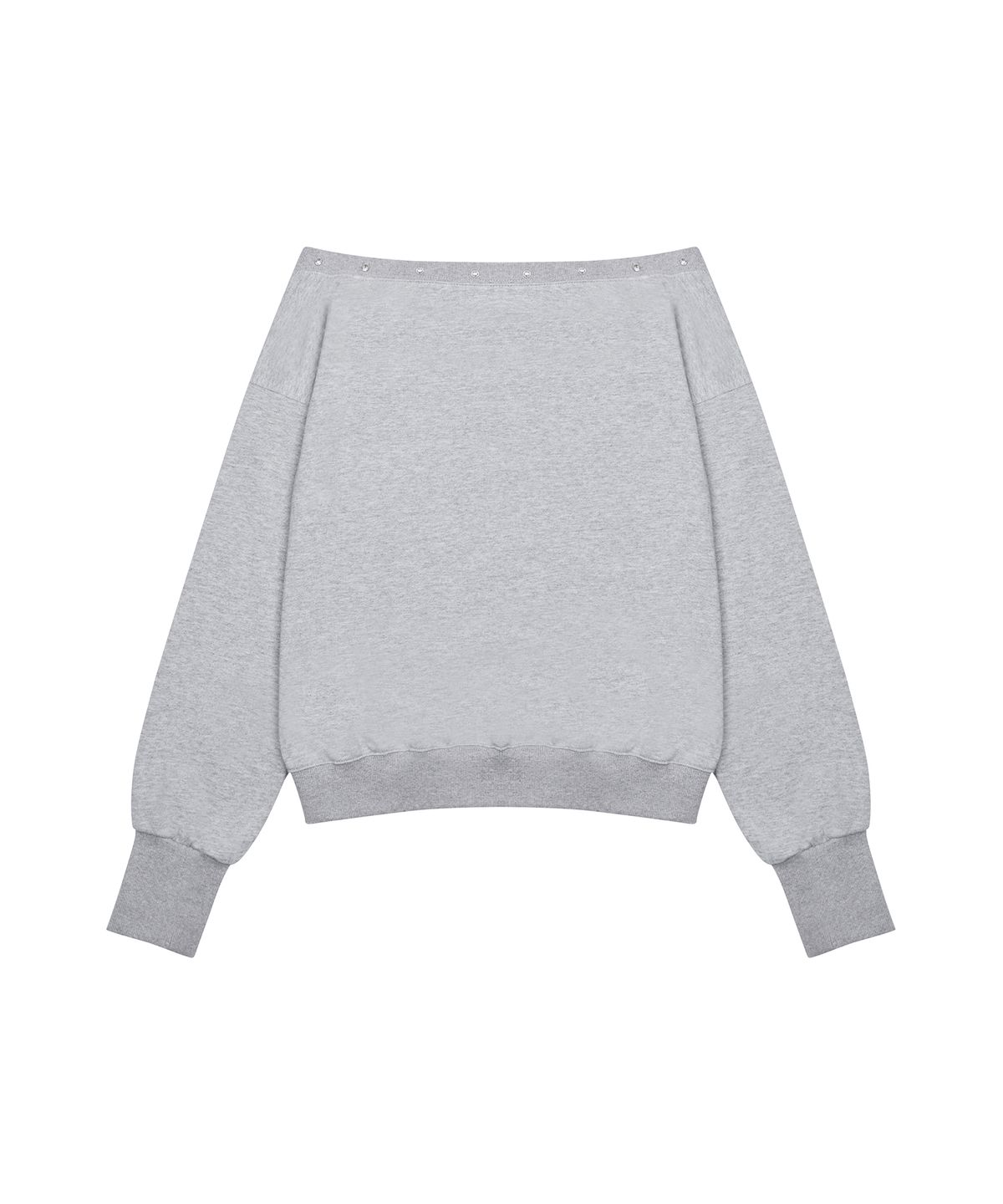 러브이즈트루(LUVISTRUE) GT ONE SHOULDER SWEATSHIRT(GRAY)