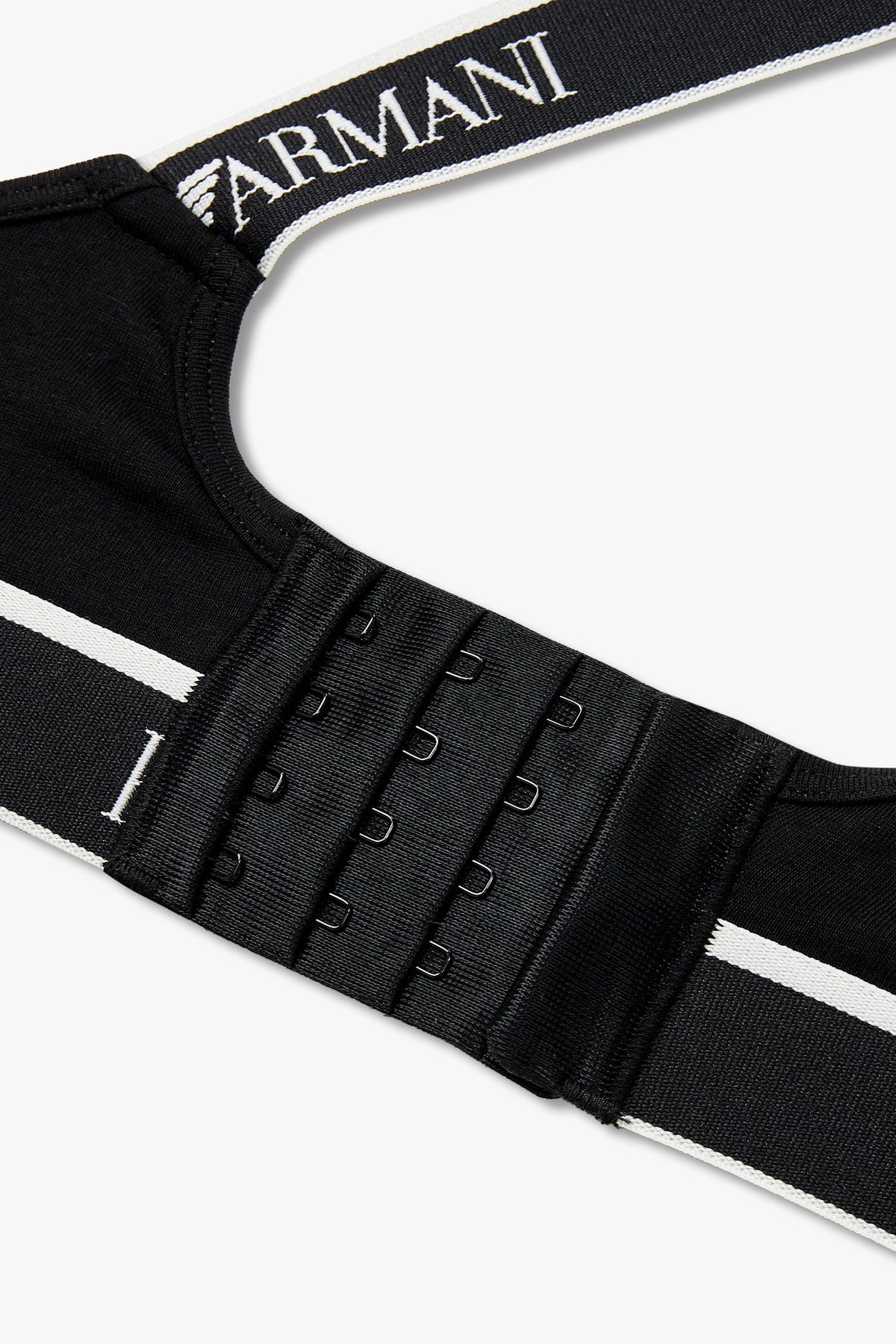 엠포리오 아르마니 언더웨어(EMPORIO ARMANI UNDERWEAR) 여성 크로스 스트랩 패디드 브라렛 브라_블랙 0825381549