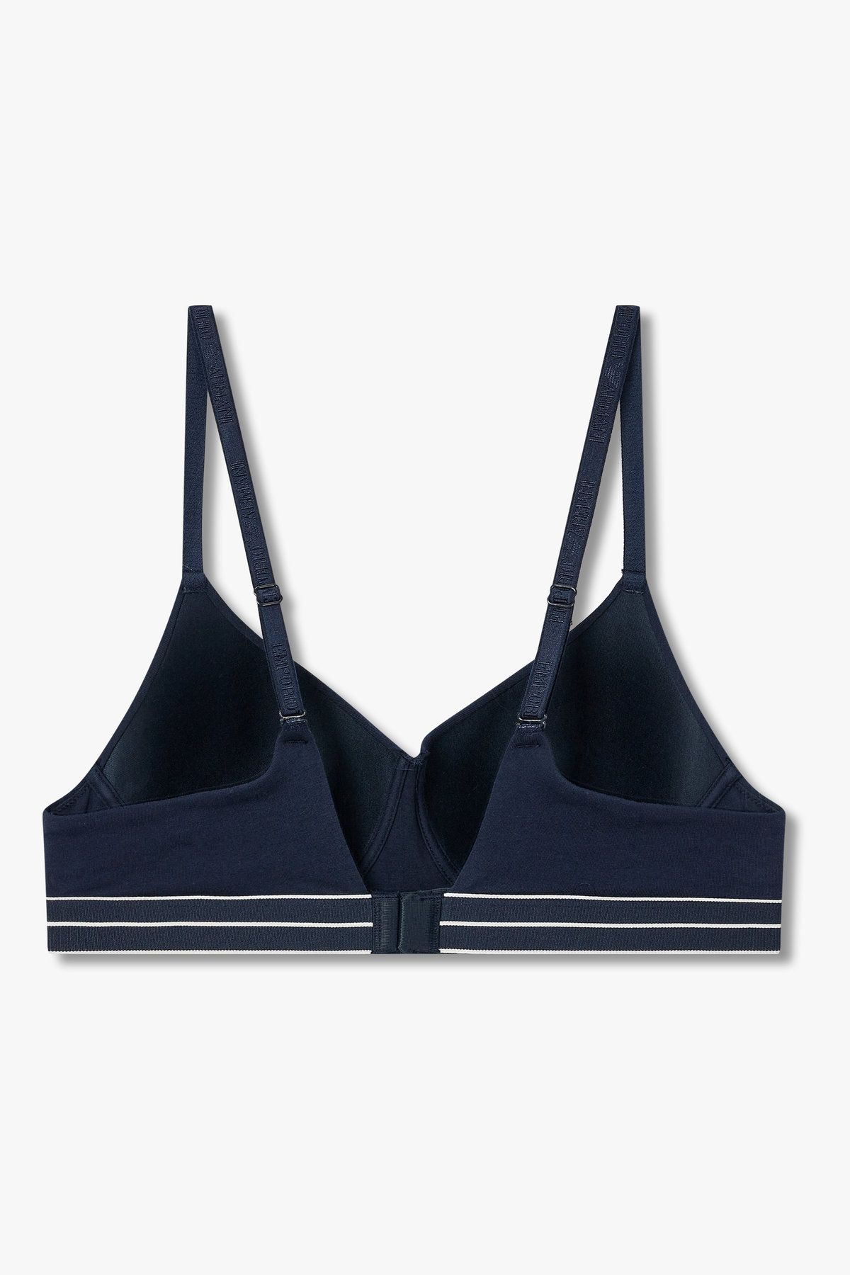 엠포리오 아르마니 언더웨어(EMPORIO ARMANI UNDERWEAR) 여성 라인 밴딩 소프트 패디드 컨투어 브라_마린 0825381536