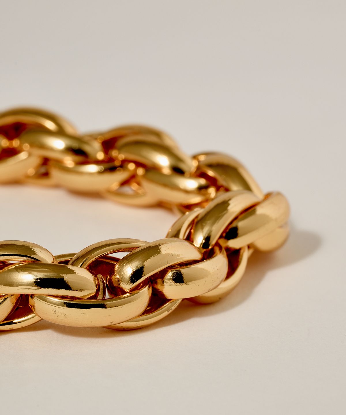 노비스도쿄(NOVICE TOKYO) 오벌 체인 팔찌 Oval Chain Bracelet［Stainless］ / Gold