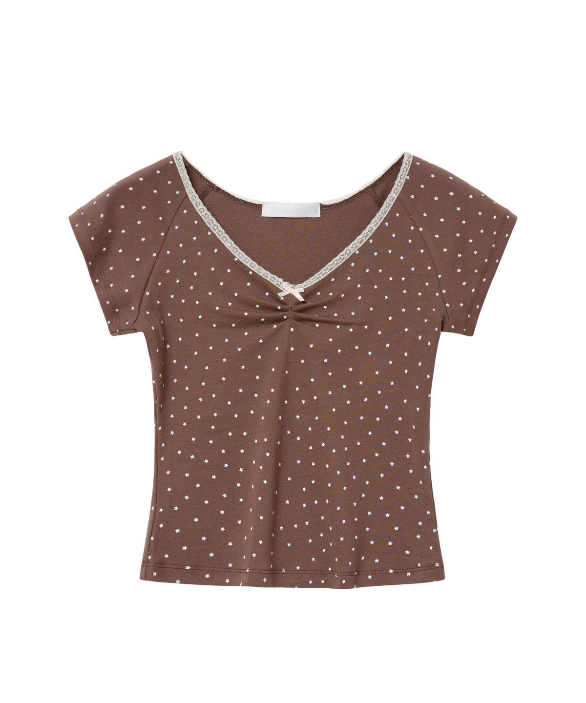 서울리(SEOULI) DAYDREAM FITTED TOP [BROWN SUGAR]