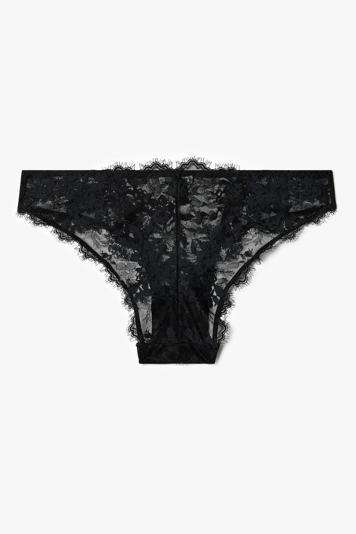 엠포리오 아르마니 언더웨어(EMPORIO ARMANI UNDERWEAR) 여성 플라워 자수 메쉬 브리프_블랙 0825311527