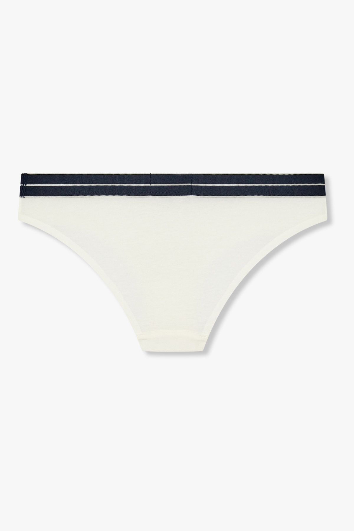 엠포리오 아르마니 언더웨어(EMPORIO ARMANI UNDERWEAR) 여성 라인 밴딩 코튼 브리프_화이트 0825311501