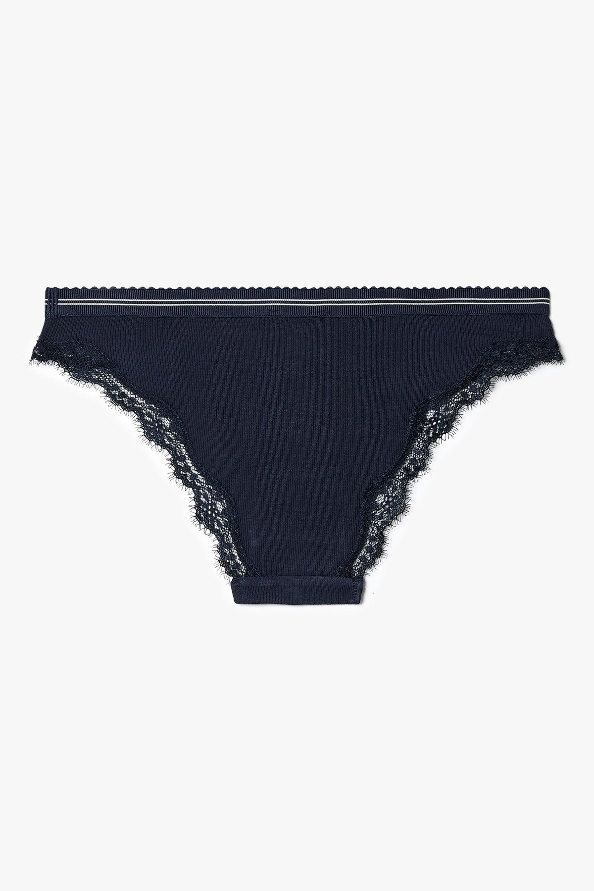 엠포리오 아르마니 언더웨어(EMPORIO ARMANI UNDERWEAR) 여성 레이스 트림 립 브리프_마린 0825311529