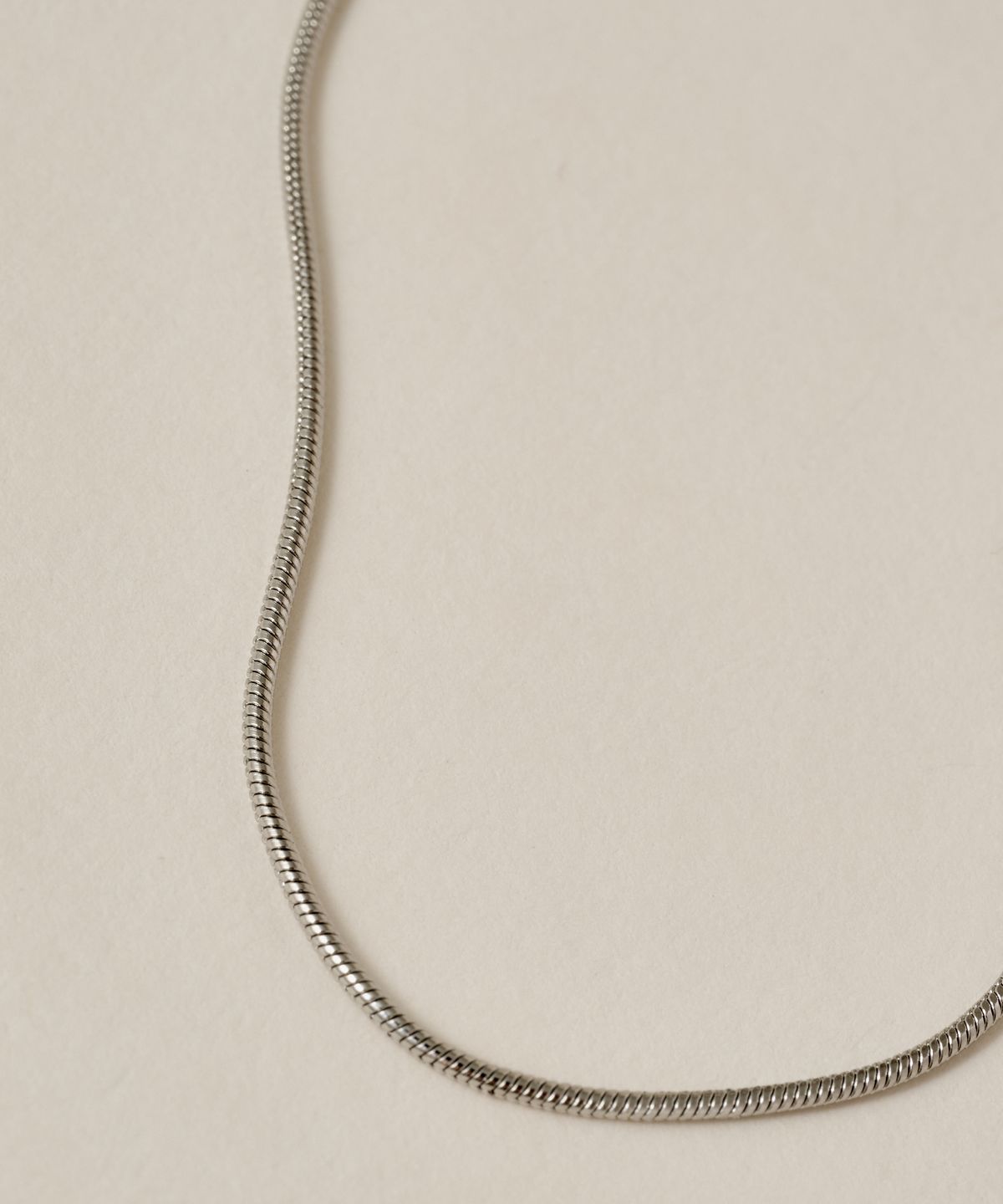 노비스도쿄(NOVICE TOKYO) 심플 네로우 팔찌 Simple Narrow Bracelet［Stainless］ / Silver