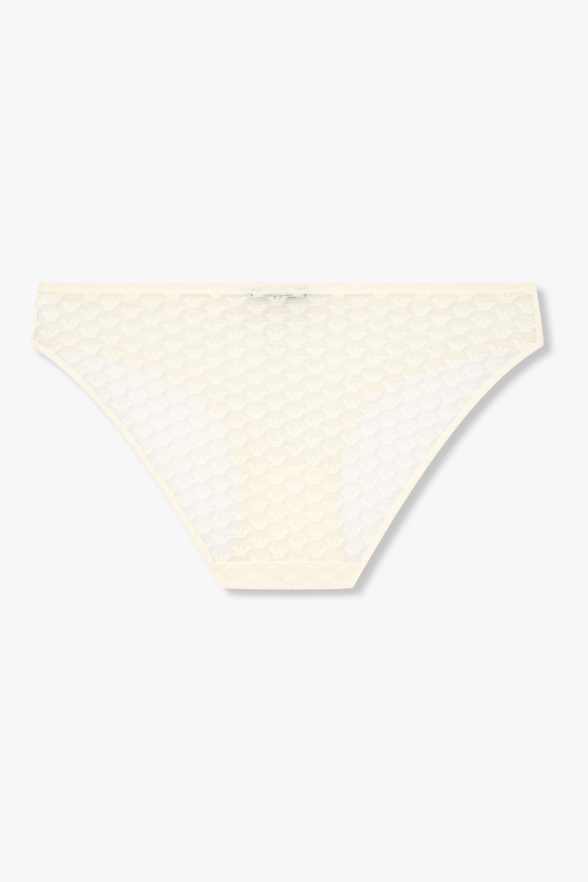 엠포리오 아르마니 언더웨어(EMPORIO ARMANI UNDERWEAR) 여성 이글 패턴 메쉬 브리프_아이보리 0825311521