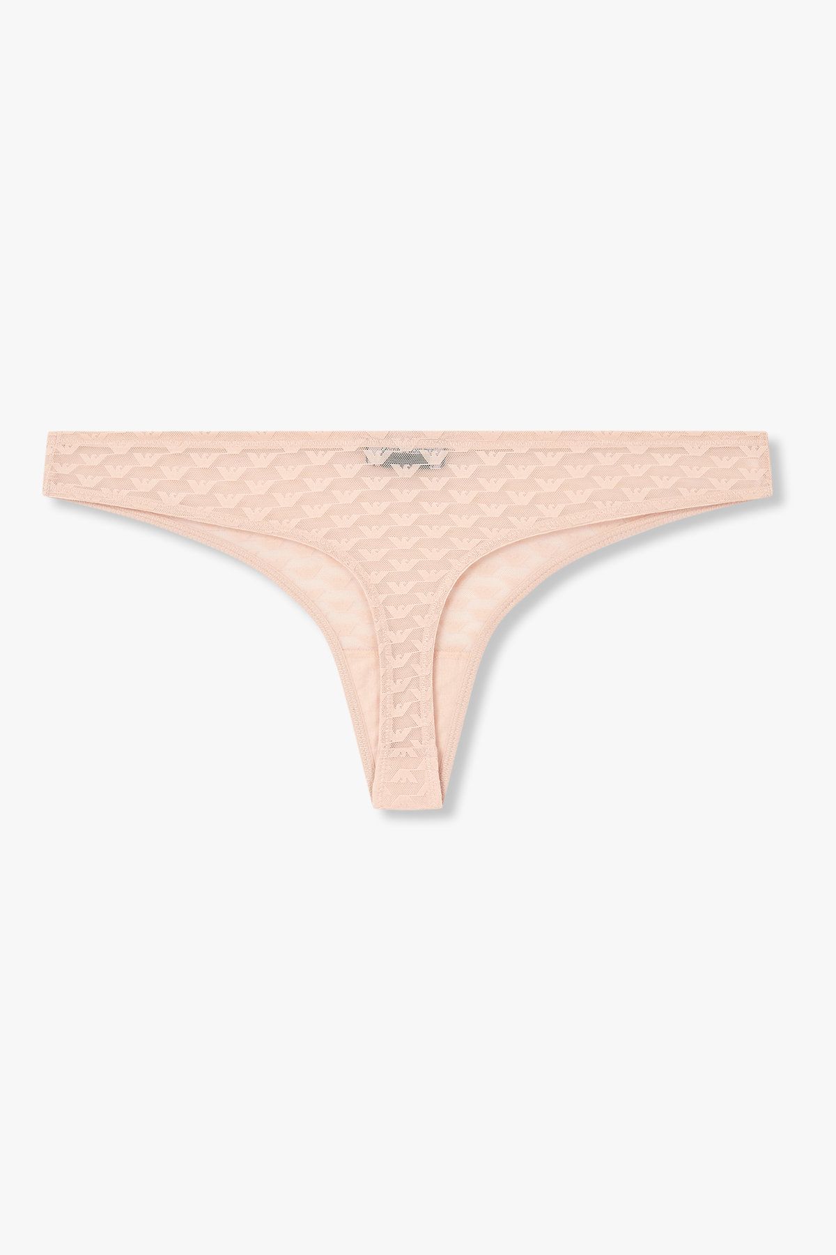 엠포리오 아르마니 언더웨어(EMPORIO ARMANI UNDERWEAR) 여성 이글 패턴 메쉬 티팬티_코랄 0825310522