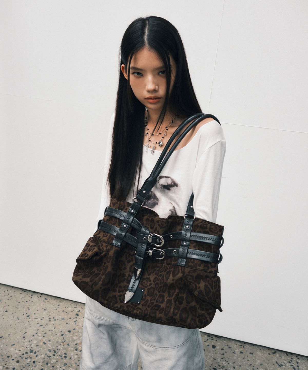 스퀘어라인(SQUARELINE) Nexie 넥시_ Leopard Khaki