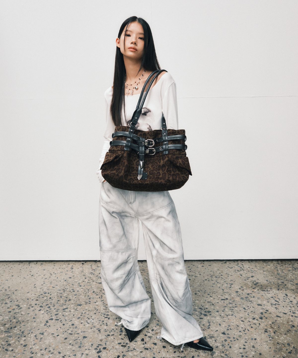 스퀘어라인(SQUARELINE) Nexie 넥시_ Leopard Khaki