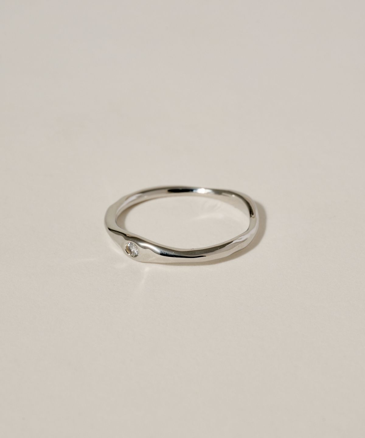 노비스도쿄(NOVICE TOKYO) 스톤 모티브 뉘앙스 링 Stone Motif Nuance Ring / Silver
