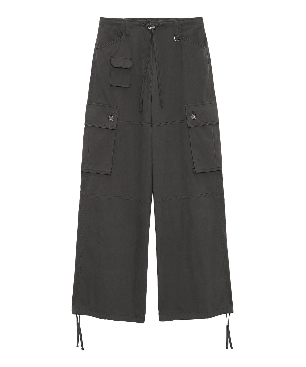 슈퍼드라이(SUPERDRY) W 카고 와이드  팬츠 차콜