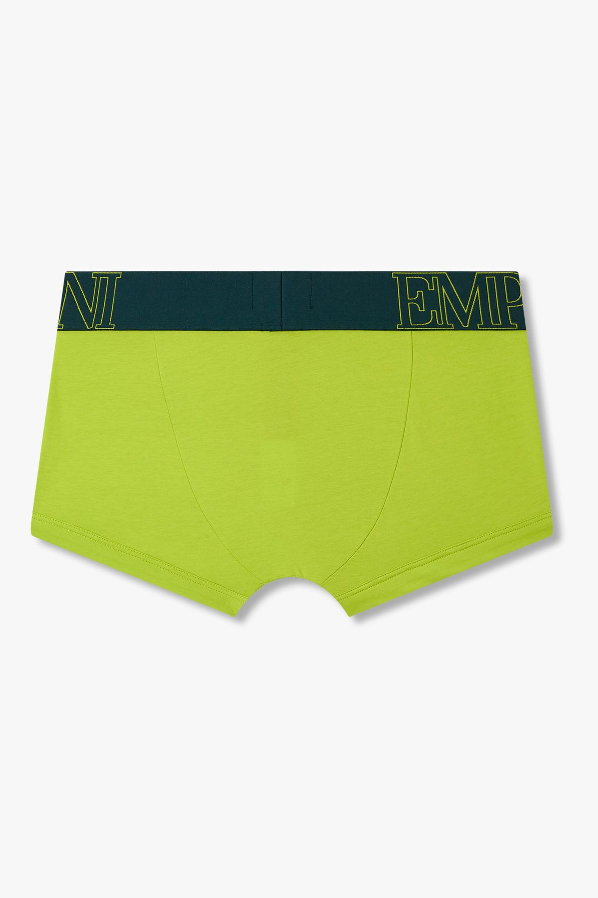 엠포리오 아르마니 언더웨어(EMPORIO ARMANI UNDERWEAR) 남성 와이드 밴딩 코튼 드로즈_라임 0815312014