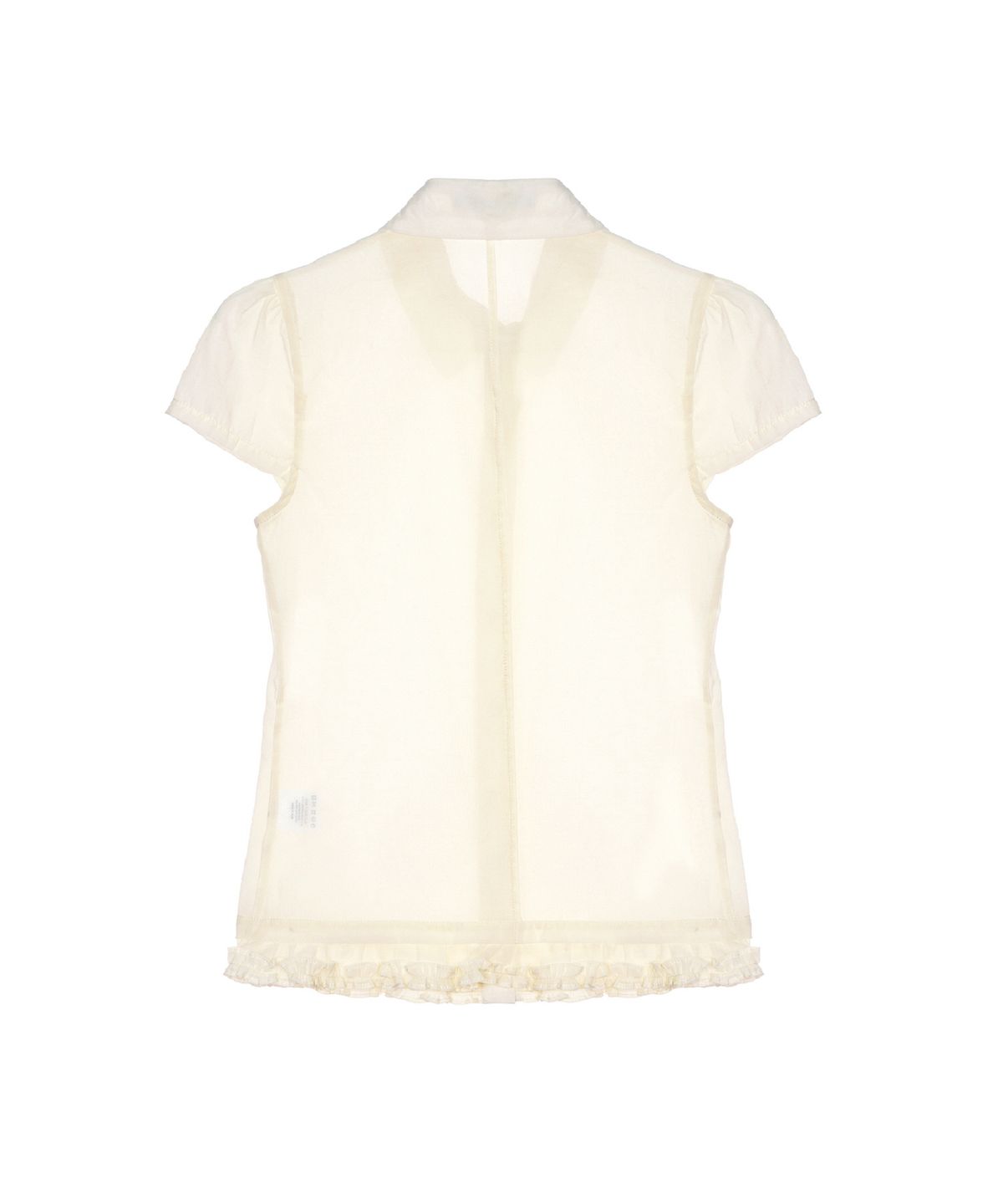 닉앤니콜(NICK&NICOLE) FRILL COLLAR SEE-THROUGH BLOUSE_CREAM