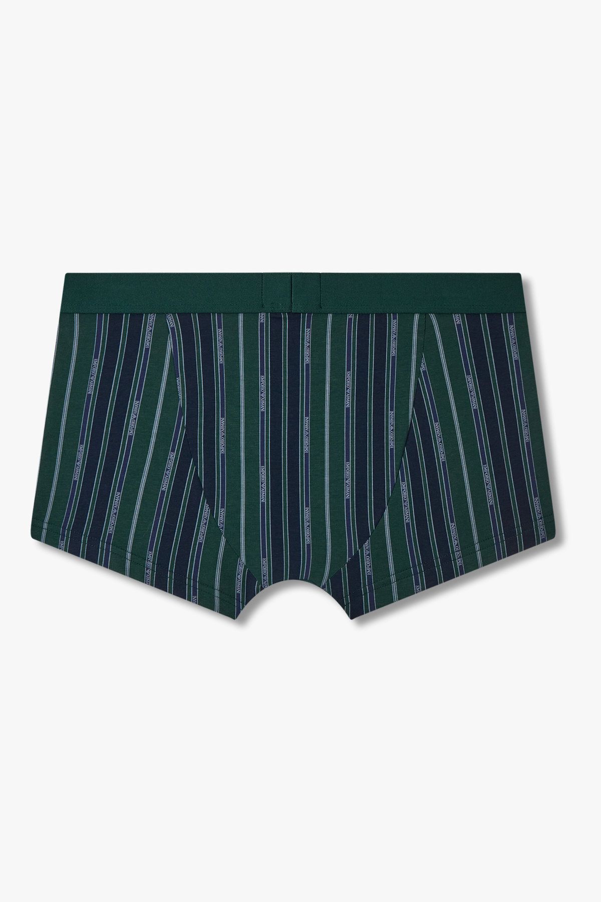 엠포리오 아르마니 언더웨어(EMPORIO ARMANI UNDERWEAR) 남성 로고 패턴드 코튼 드로즈_그린 0815312039