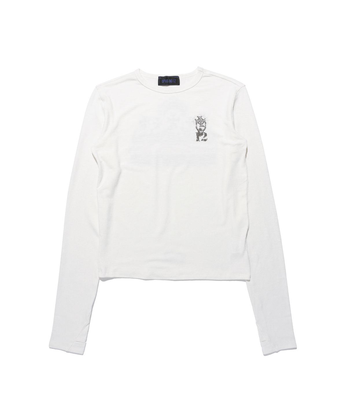 오퍼스 0012(OPUS 0012) Op. 07 HALO S/LONG SLEEVE WHITE