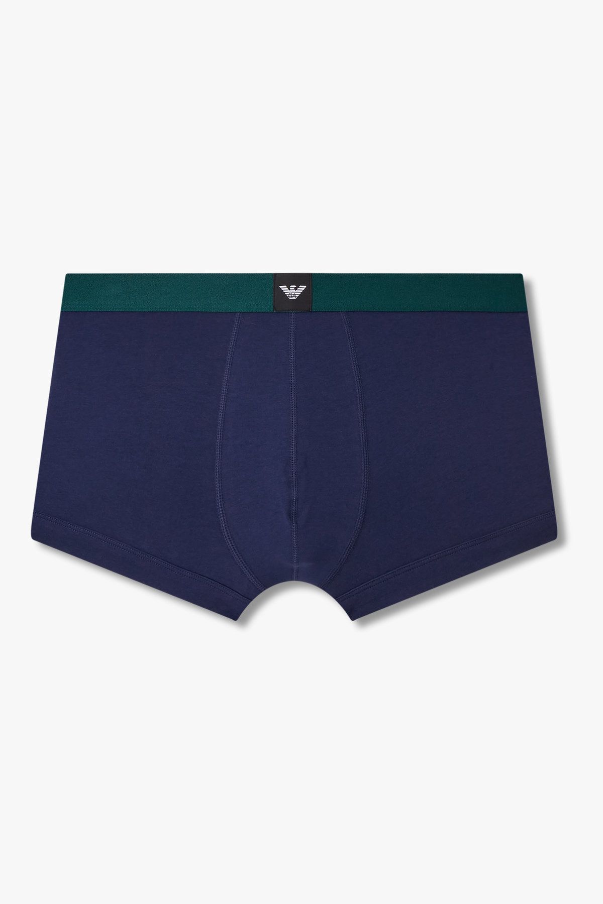 엠포리오 아르마니 언더웨어(EMPORIO ARMANI UNDERWEAR) 남성 이글 패치 밴딩 코튼 드로즈_네이비 0815312340