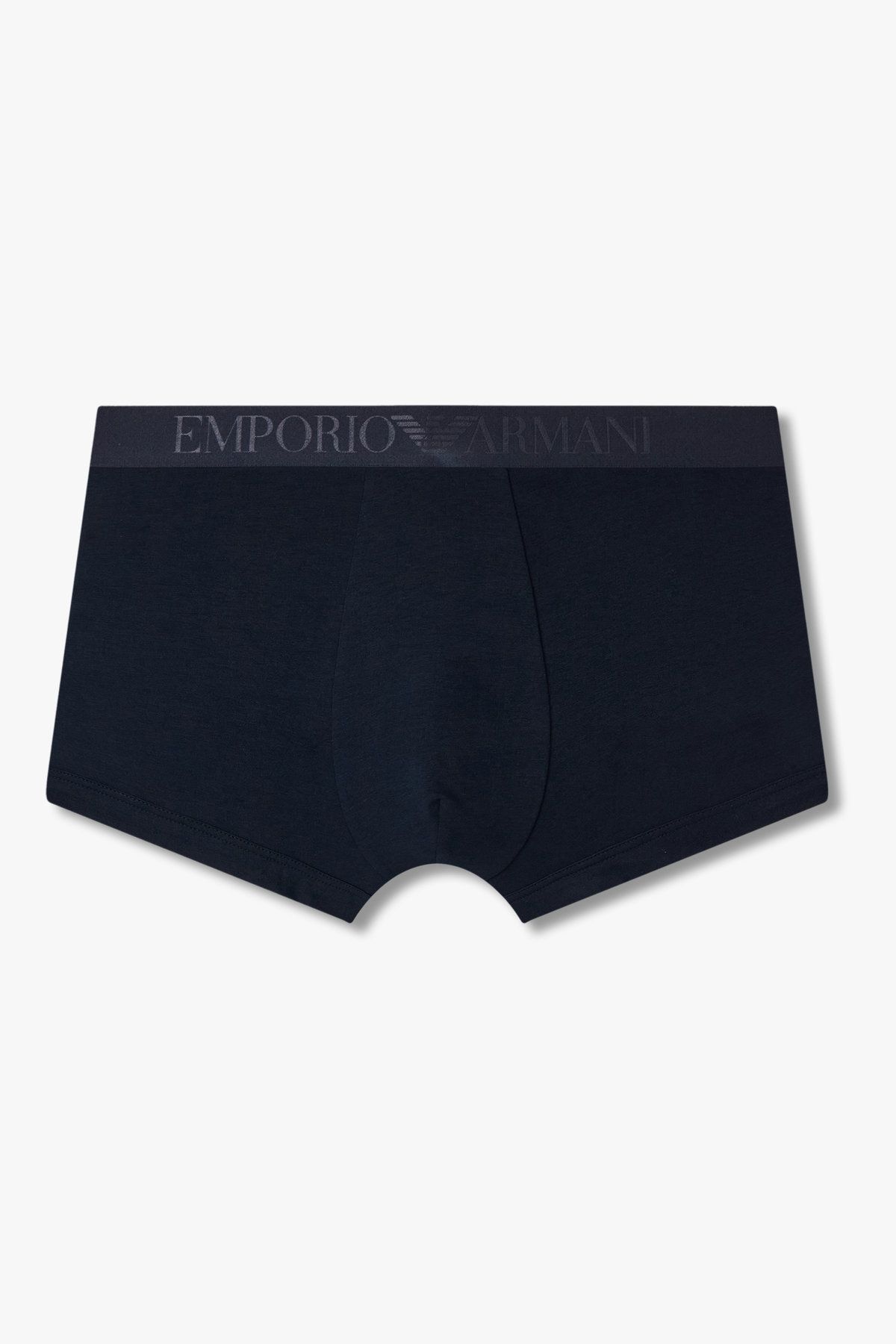 엠포리오 아르마니 언더웨어(EMPORIO ARMANI UNDERWEAR) 남성 글로시 로고 밴딩 코튼 드로즈_네이비 0815312072