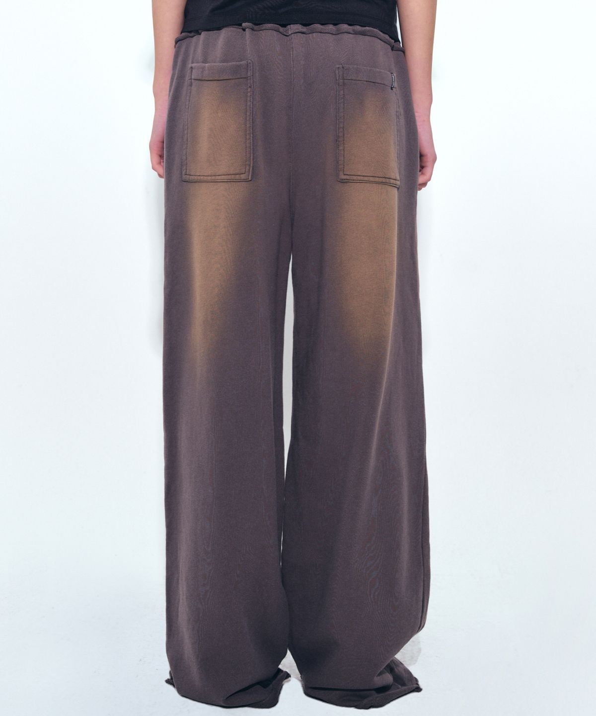 닉앤니콜(NICK&NICOLE) DESTROYED COTTON LOUNGE PANTS_CHARCOAL