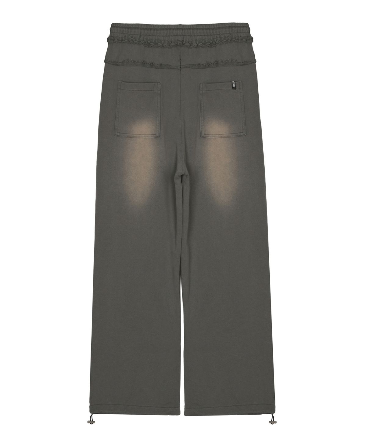 닉앤니콜(NICK&NICOLE) DESTROYED COTTON LOUNGE PANTS_CHARCOAL