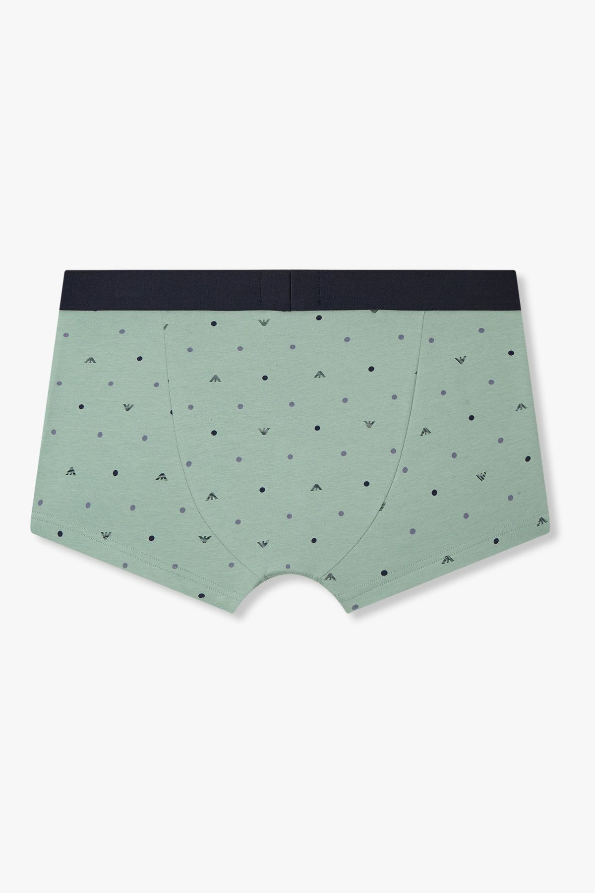 엠포리오 아르마니 언더웨어(EMPORIO ARMANI UNDERWEAR) 남성 로고 패턴드 코튼 드로즈_민트 0815312041
