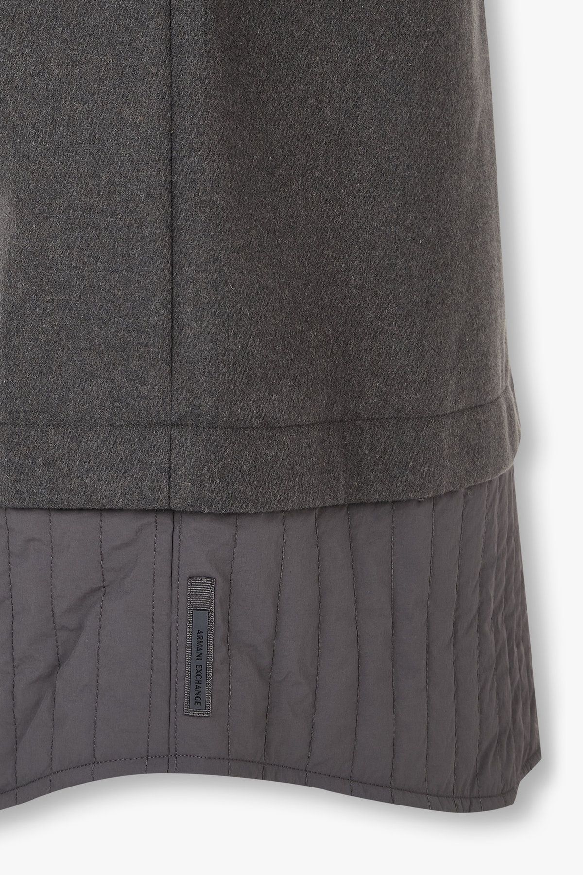 아르마니 익스체인지(ARMANI EXCHANGE) 남성 나일론 패치 포켓 셔츠 자켓_다크 그레이 A415310008