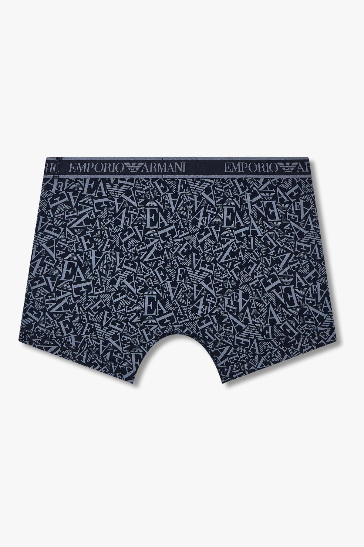 엠포리오 아르마니 언더웨어(EMPORIO ARMANI UNDERWEAR) 남성 라인 밴딩 코튼 롱 드로즈_블루 0815312084