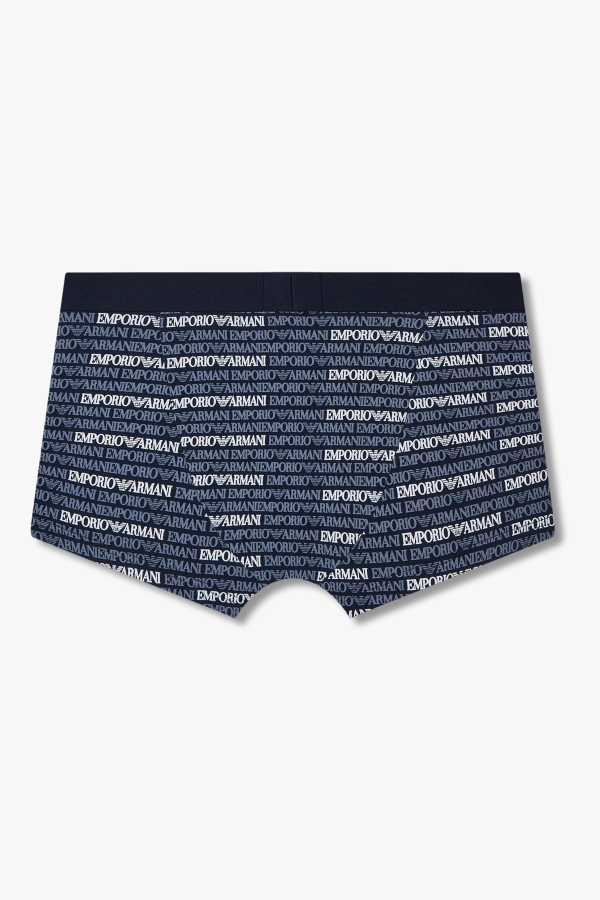 엠포리오 아르마니 언더웨어(EMPORIO ARMANI UNDERWEAR) 남성 로고 패턴드 코튼 드로즈_네이비 0815312045