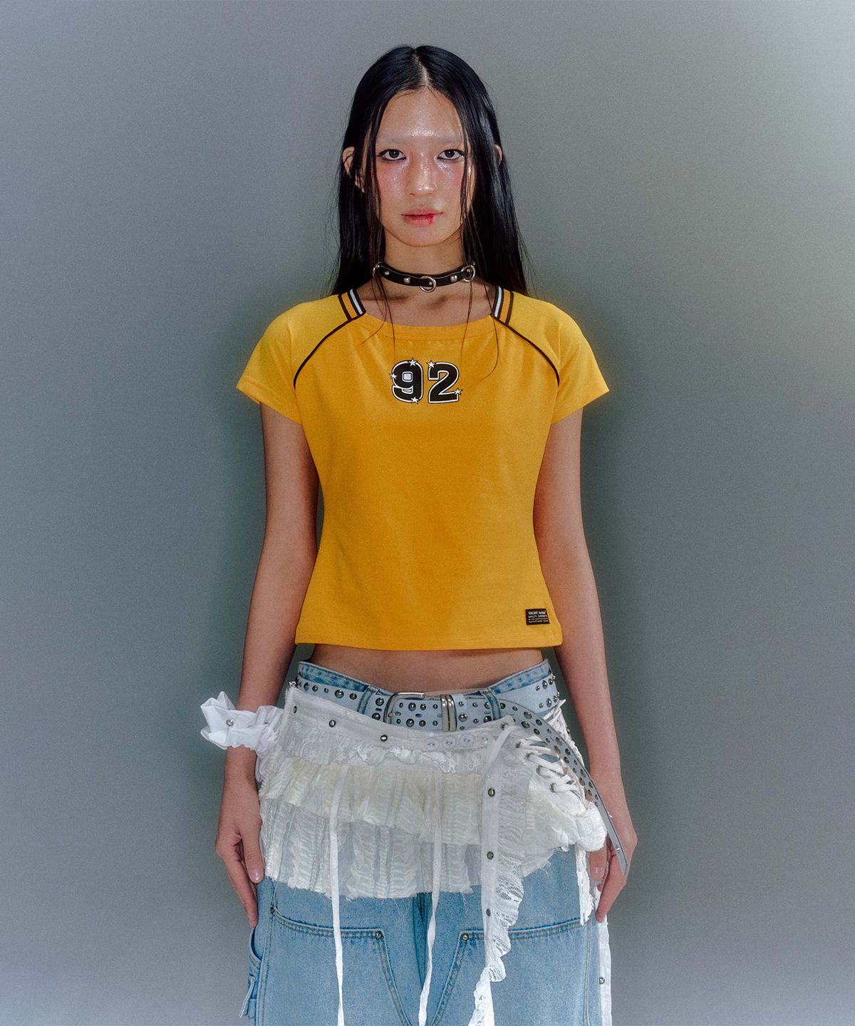 베이컨트 아카이브(VACANT ARCHIVE) BECKY FOOTBALL T-SHIRTS (2COLOR)