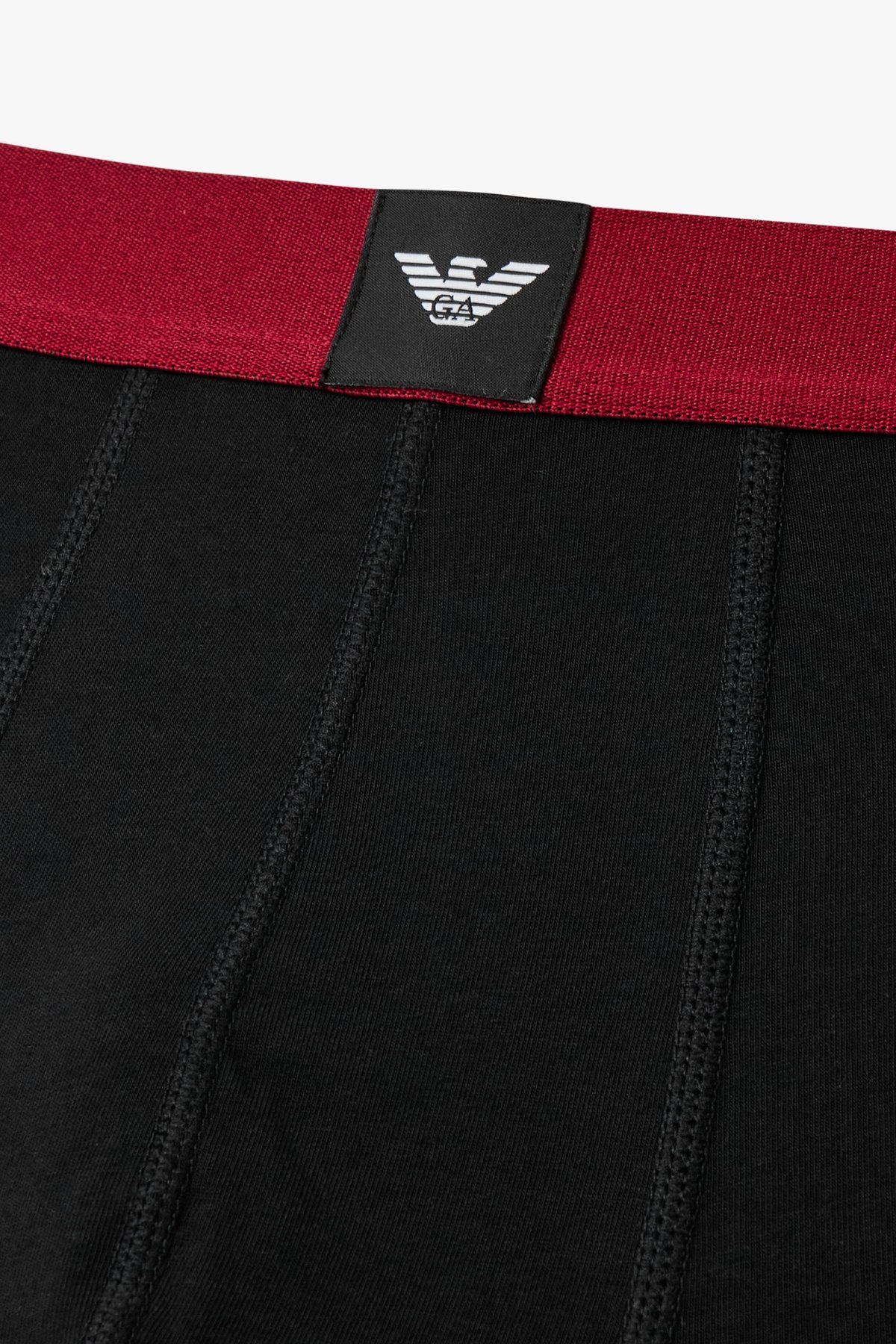 엠포리오 아르마니 언더웨어(EMPORIO ARMANI UNDERWEAR) 남성 이글 패치 밴딩 코튼_블랙 0815312336