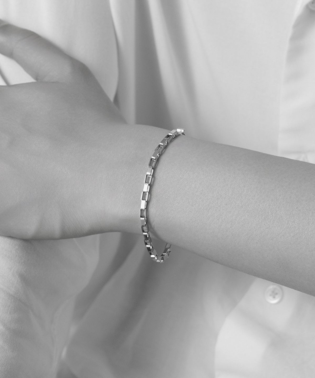 노비스도쿄(NOVICE TOKYO) 베네치아 체인 팔찌 [남녀공용] Venetian Chain Bracelet[Stainless] / Silver